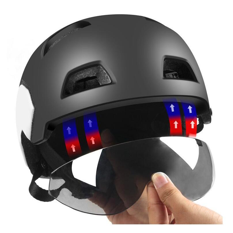 自転車 半キャップ ヘルメット ゴーグル付 サイクリング メンズ レディース ロードバイク用 オートバイ用 スポーツ 通気性 大人用 軽量 女性 男性 おしゃれ Xy 951 Tiyoustore 通販 Yahoo ショッピング