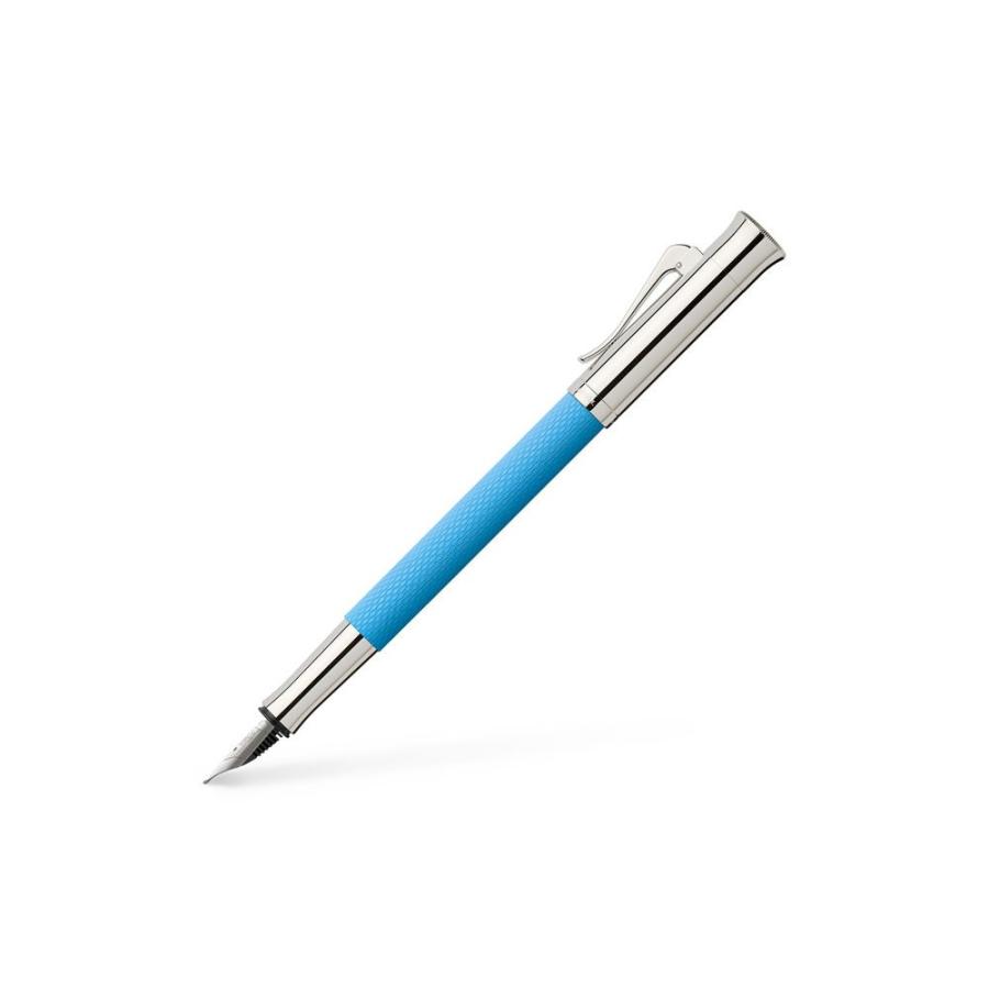 ファーバーカステル 万年筆 F 細字 ギロシェ 伯爵コレクション ガルフ