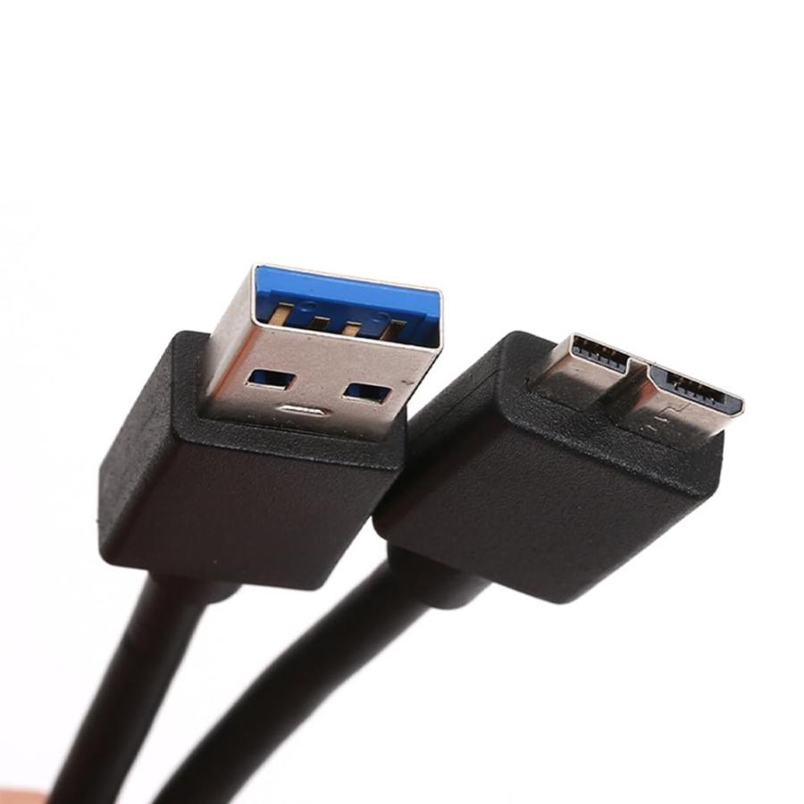 USB-Aオス to microBオス ハードディスクケーブル usb microb ケーブル Deear USB3.0ケーブル micro ...