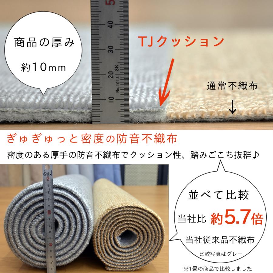 Tsujikawa カーペット 6畳 日本製 絨毯 抗菌防臭 フリーカット アベル 