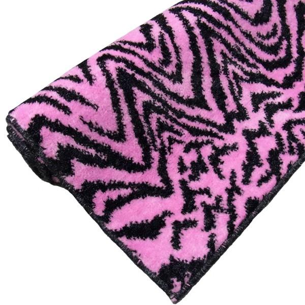 Tsujikawa カーペット ラグ 185 トラ アニマル 防炎 洗える 洗濯 床暖