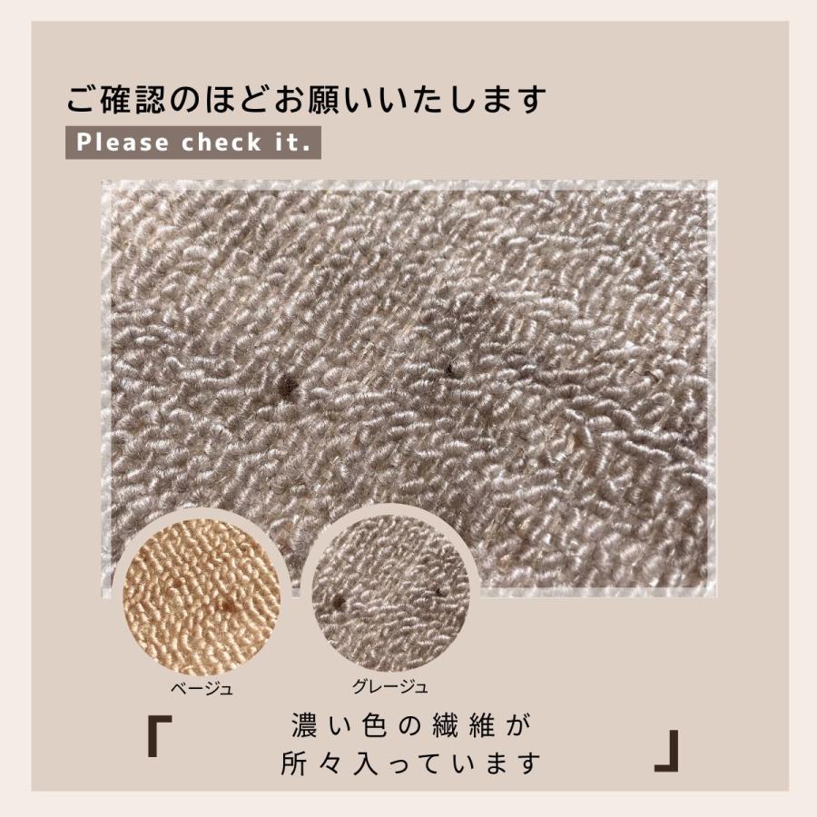 Tsujikawa 防音 カーペット 江戸間 6畳 サイズ 抗菌防臭 厚手 ツワブキ