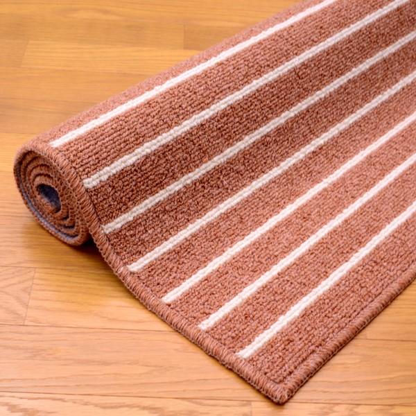 Tsujikawa デスクカーペット チェアマット ウール100％ 学習机 床保護