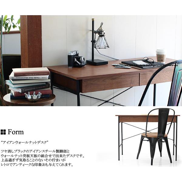 代引き不可 ANT-2459 BR アンセム anthem 木製 引出付 デスク 机
