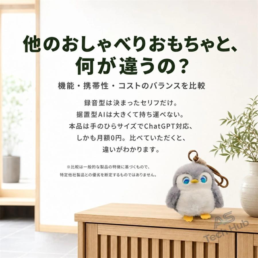 ぬいぐるみ ai 電子ペット AI会話 ChatGPT搭載 おしゃべり 知育玩具 66言語対応 日本語 英語学習 子供知育 お年寄り 癒し 見守り プレゼント ギフト Type-C充電の画像