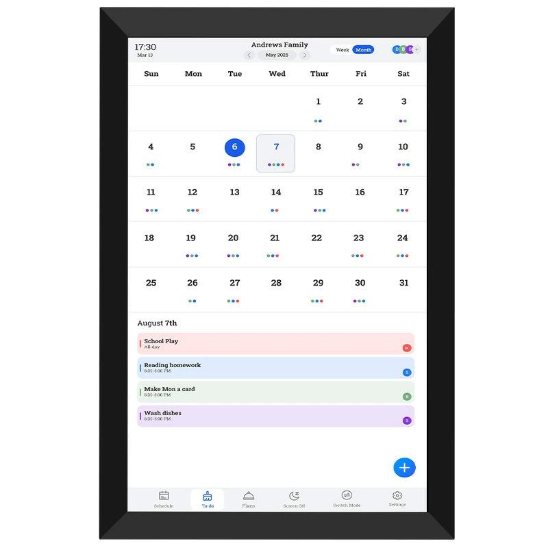 スマートデジタルカレンダー 10.1インチ IPS高画質 タッチパネル
