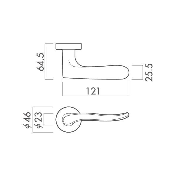 川口技研 8ST(LS)-32-1M BR SG N 丸座 空錠 ハンドル32番 バックセット51mm 8STチューブラ錠 ブラウン サテンゴールド ニッケル｜tk-kanamono-takeda｜04