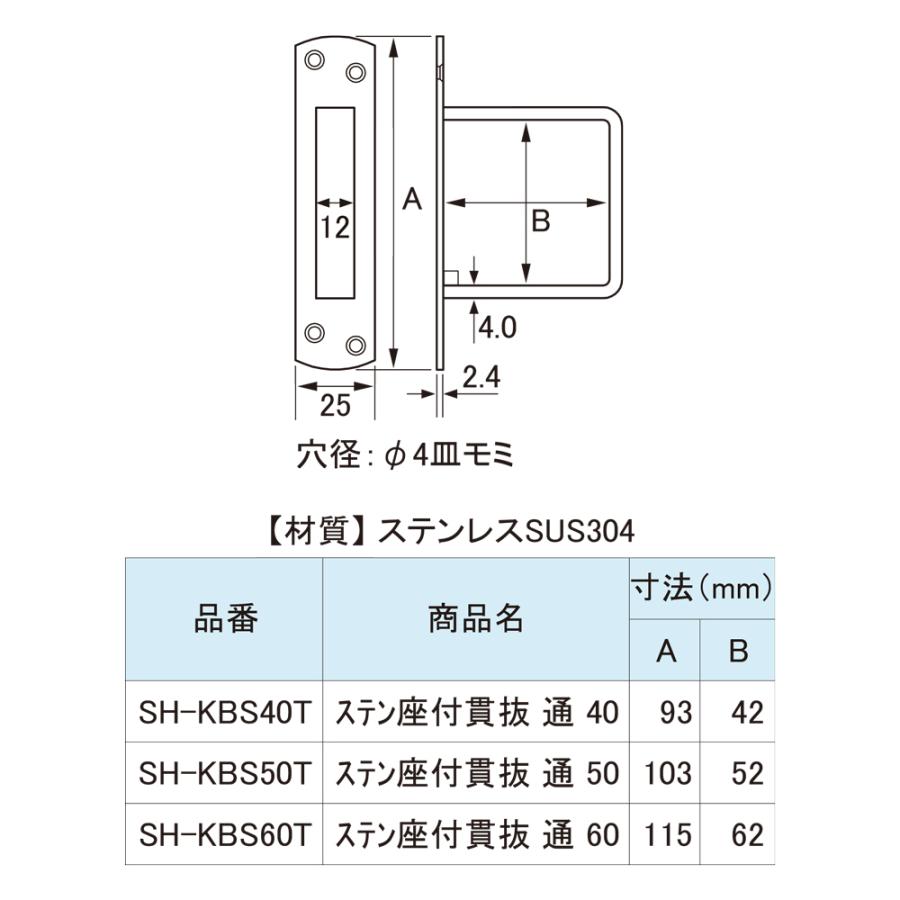 目貫・前金具など　まとめ売り 和気産業 忍止金具 VD-050 1個（直送品） - アスクル