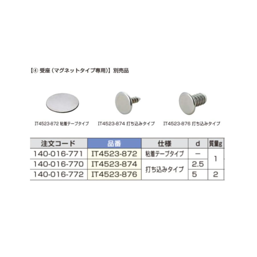 LAMP IT5700-4020 スリムプッシュラッチ (本体のみ) ミディアム