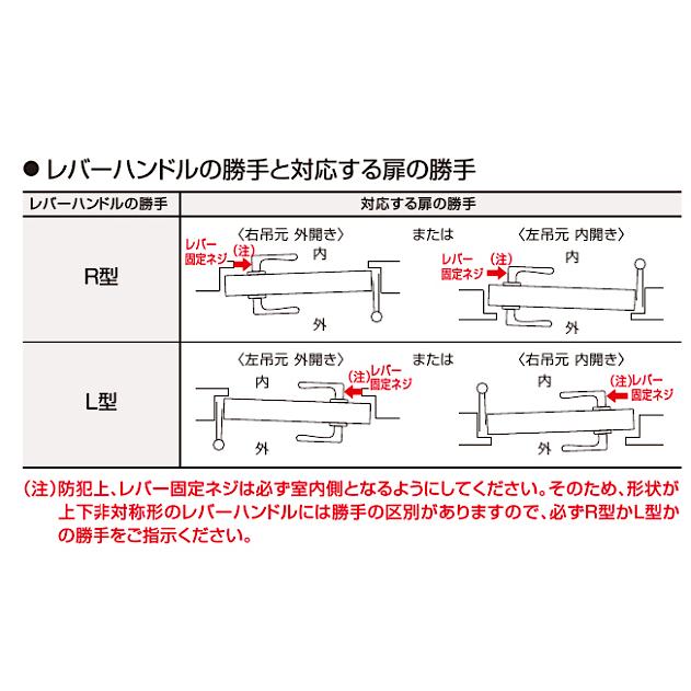 GOAL LY1-ROAU-369A LY錠 空錠 レバーハンドル バックセット51mm 扉厚