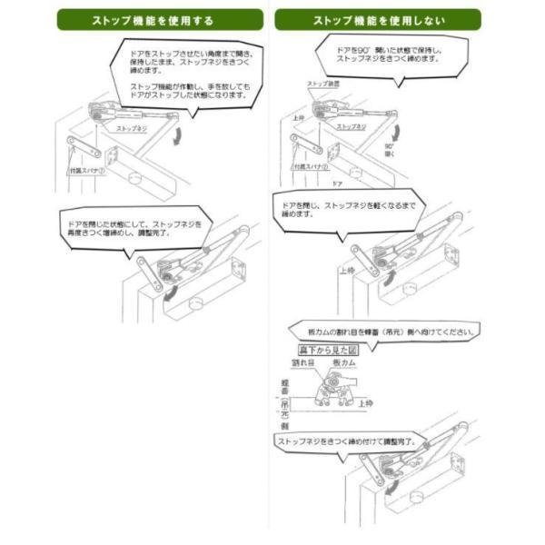 リョービ S-202P取替用ドアクローザー 背板セット シルバー リョービ S-202P取替用ドアクローザー 背板セット シルバー