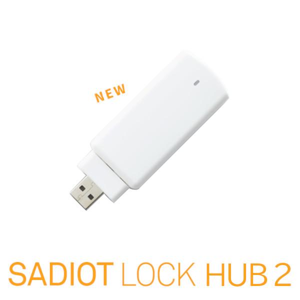 SADIOT LOCK Hub2 (白) サディオロック用ハブツー ホワイト 玄関 ドア スマートロック スマホ連動 オートロック : TK ...