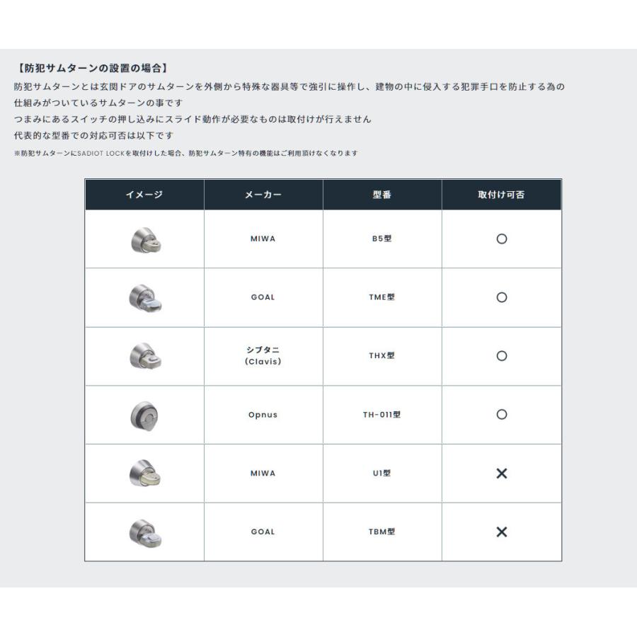 SADIOT LOCK2 本体 白 サディオロック2 ホワイト ドア 電子ロック SADIOT LOCK2 本体 白 サディオロック2 ホワイト ドア 電子ロック