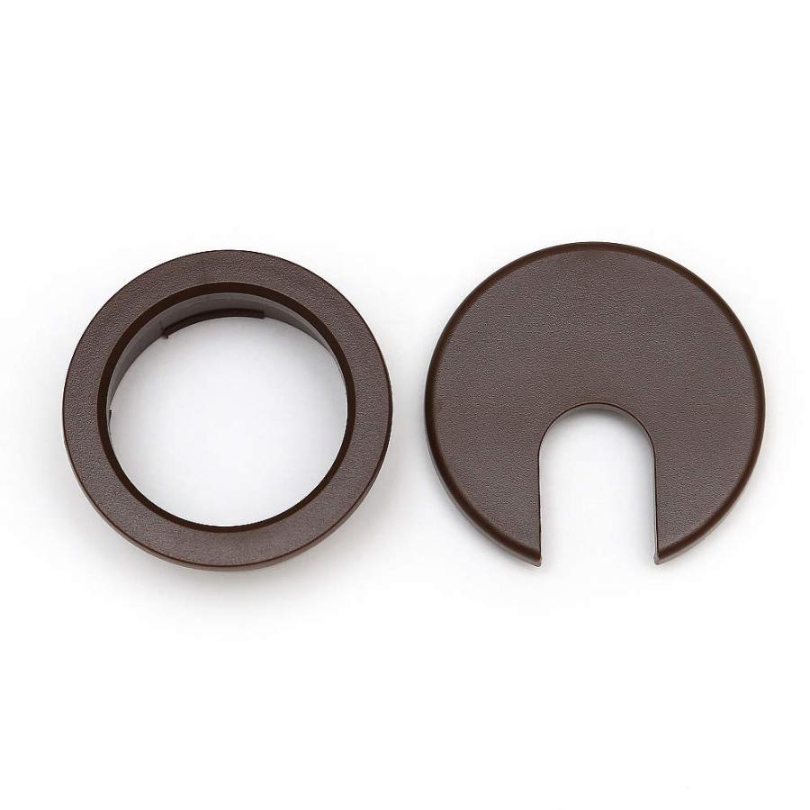 スガツネ 配線孔キャップ LS43S型 片側はめ込みタイプ WT BE LBR