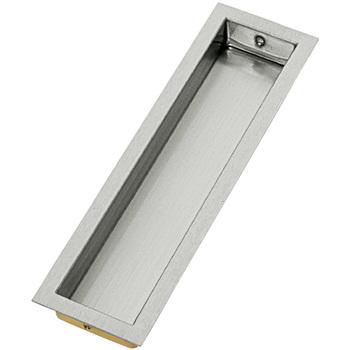 ツキエス TS-10 平面長戸引手 90mm ホワイト 真鍮製 取付釘付き ツキエス TS-10 平面長戸引手 90mm ホワイト 真鍮製 取付釘付き