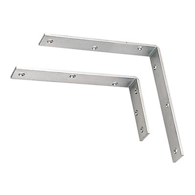 ウルトラ隅金 L型金具 150×150mm 1本入 両面共皿穴加工 ステンレス製