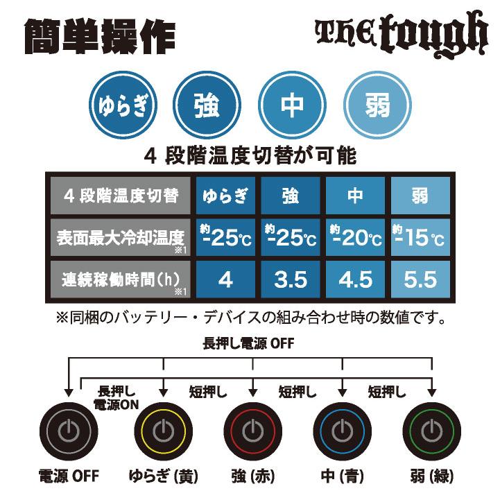 アタックベース ペルチェセット メガマックス 春夏 電動ウェア メンズ