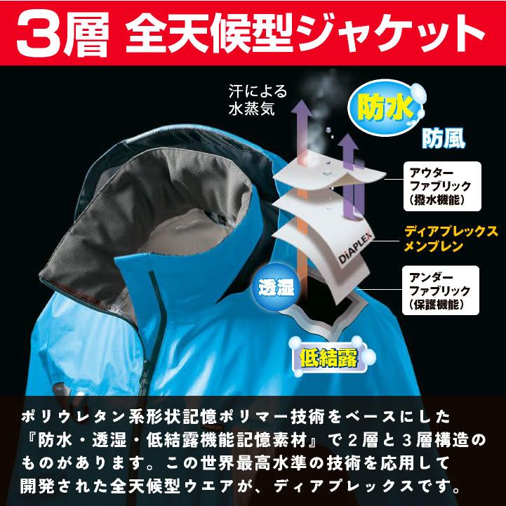 AITOZ レインウェア ジャケット レインコート レインスーツ 合羽 軽量