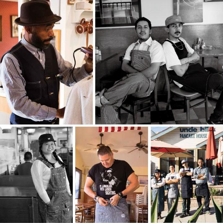 Lee（リー） ベスト チョッキ WORKWEAR ヒッコリー へリンボン