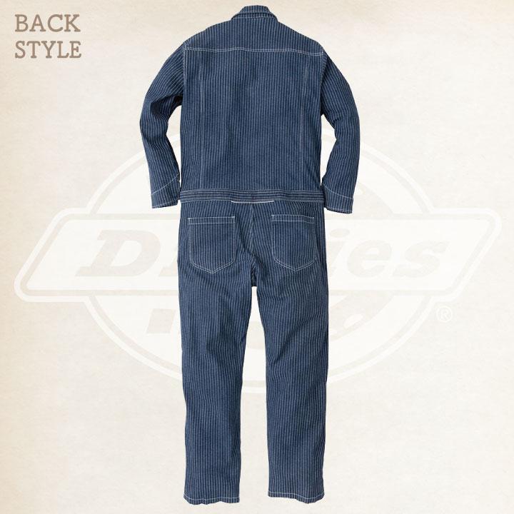 Dickies（ディッキーズ） ウォバッシュ デニム ツナギ 長袖 ストレッチ