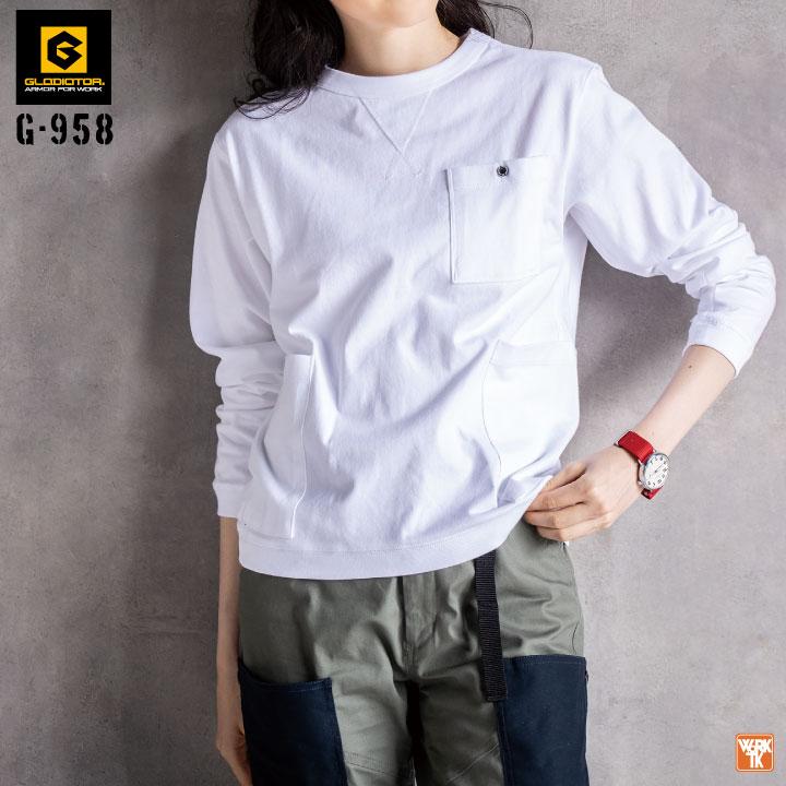 Tシャツ 長袖 綿100% カットソー トレーナー スウェット