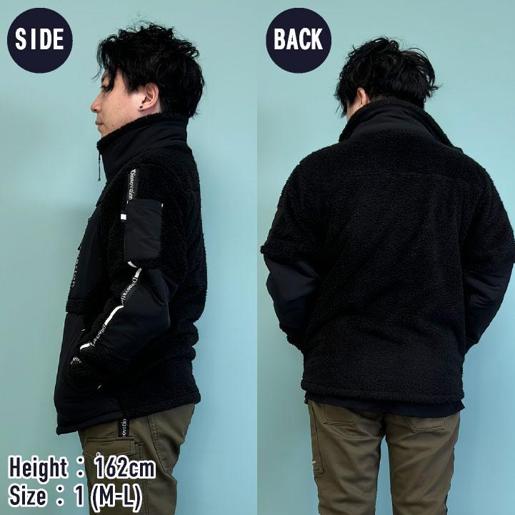 ディノベーション ボアジャケット 秋冬 上着 メンズ レディース 作業服