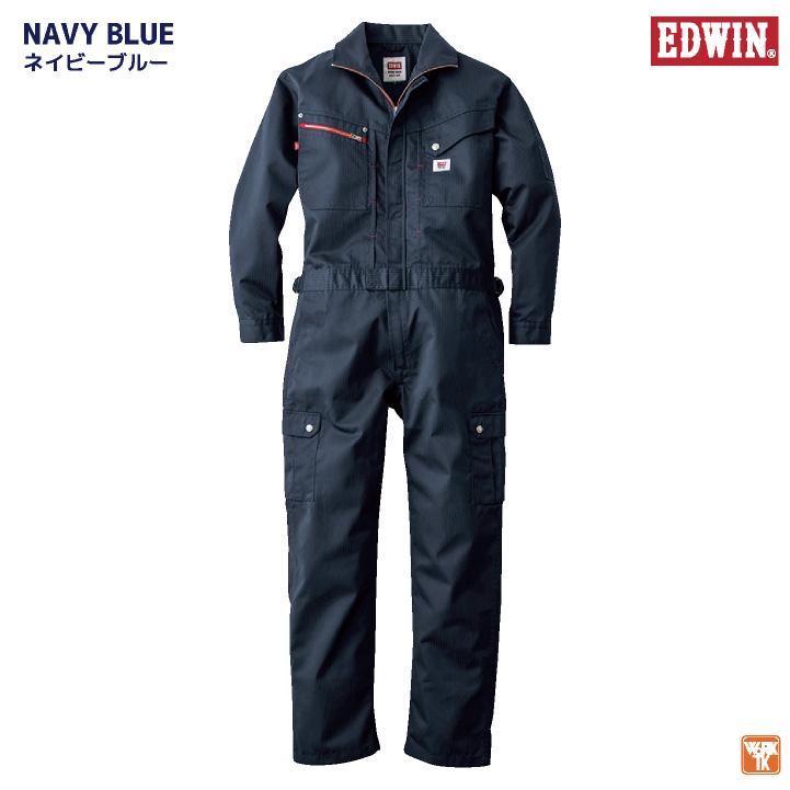 長袖つなぎ ツナギ EDWINつなぎ エドウィン オールインワン EDWIN ミニ