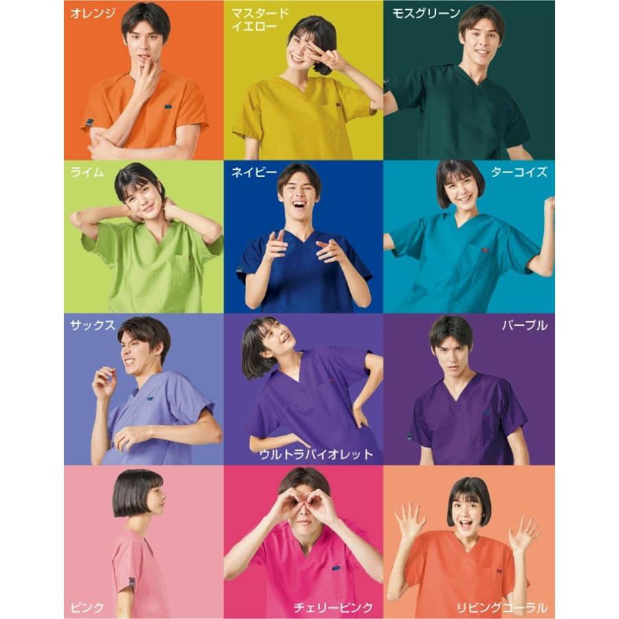 PANTONE（パントン） スクラブ PANTONE FOLK フォーク 半袖 チーム