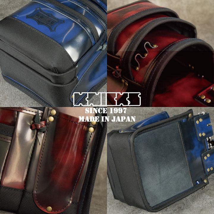 KNICKS ニックス アドバンガラス革腰袋 バリスティックナイロン補強