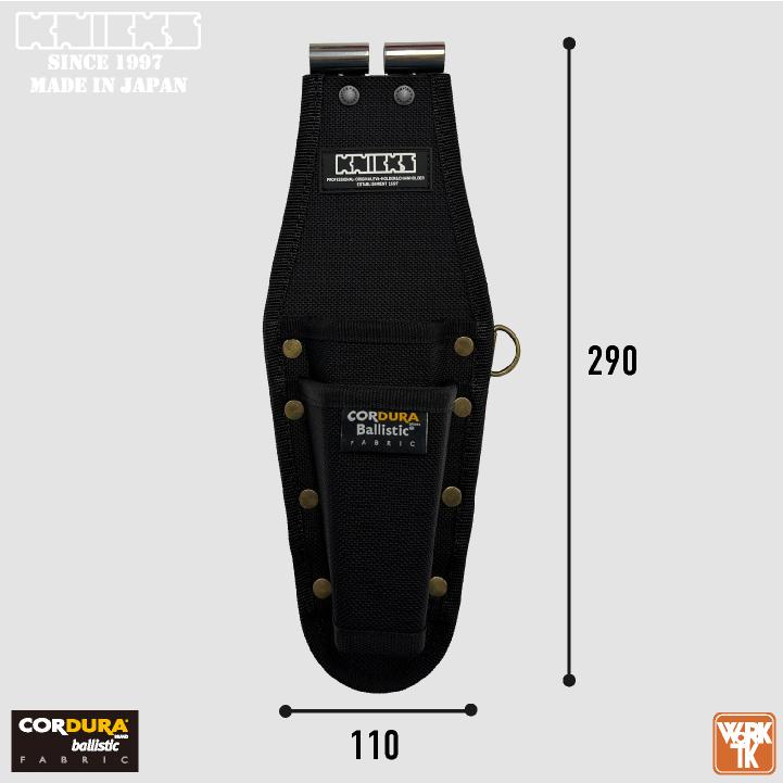 KNICKS ニックス ペンチ・ニッパー2PホルダーDX(TITプレート補強入) 腰