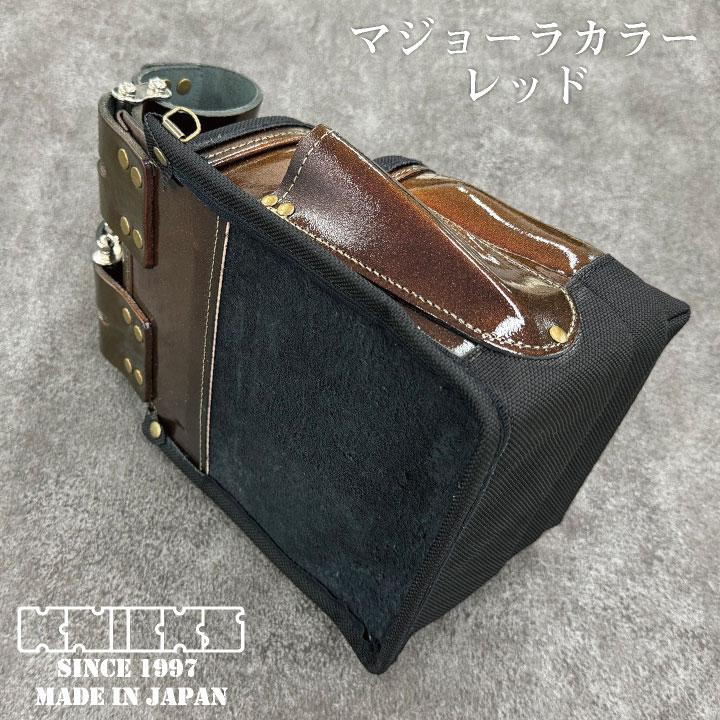 KNICKS ニックス 総ヌメ革使用 3段腰袋 バリスティック補強仕上げ