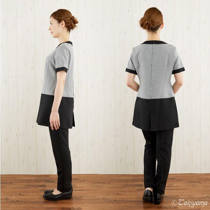 sirone　シロネ　カットコンビチュニックシャツ (オフホワイト) sirone / チュニック