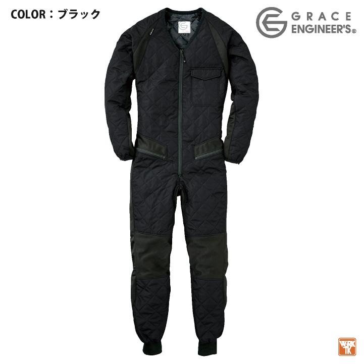 グレースエンジニア　つなぎ　サイズＬ グレースエンジニア 防寒 インナーツナギ オーバーオール つなぎ 防寒
