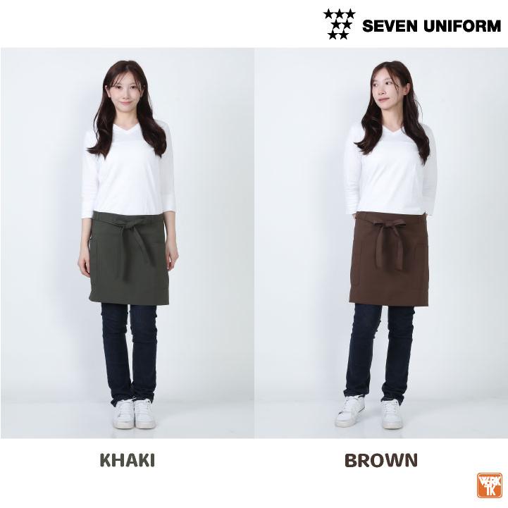 ショート エプロン 前掛け 腰巻 サロンエプロン ソムリエ 飲食店 業務