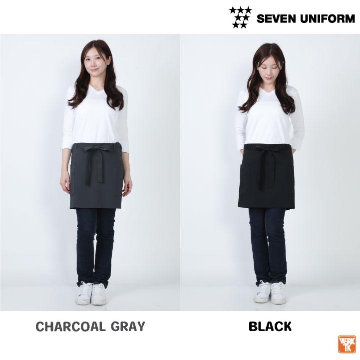 ショート エプロン 前掛け 腰巻 サロンエプロン ソムリエ 飲食店 業務