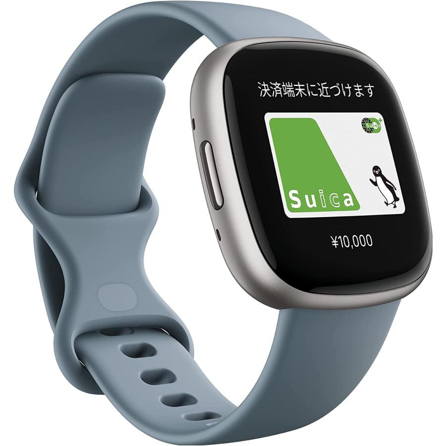 Fitbit versa4 ブルー 本体 フィットビット fitbit スマートウォッチ