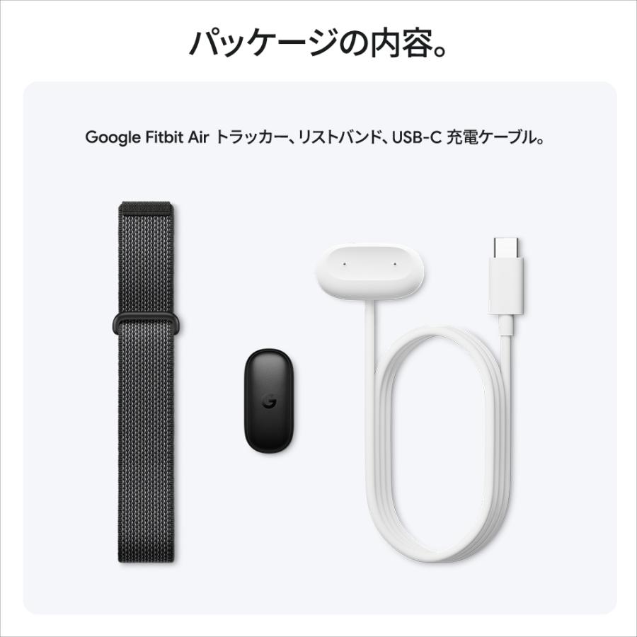 Google Fitbit Google Fitbit Air オブシディアン/ブラック スクリーン
