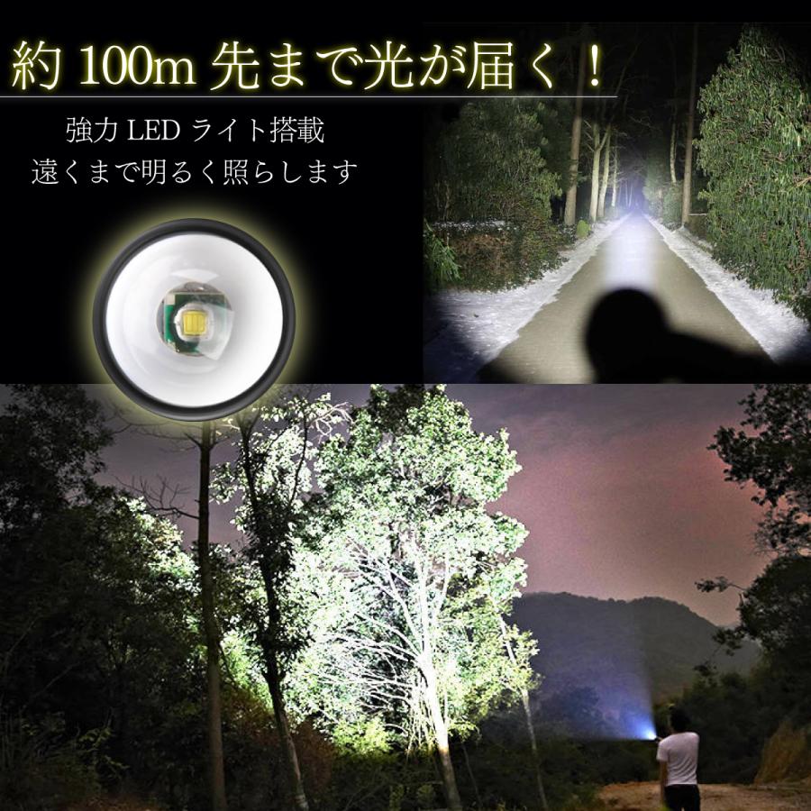 LED懐中電灯 アウトドア クリップ付き USB充電式 軽量 作業 ハンドライト COB ハンディライト 最強  防水 ポケット |  | 02