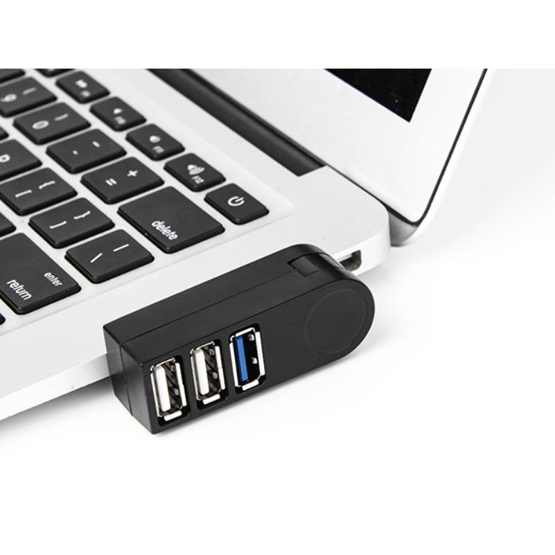 USBハブ 直挿し 3ポート USBハブ3.0 2.0 ノートPC ３６０℃ 回転 調整 ノートパソコン 軽量 コードレス｜tk-shop24｜05