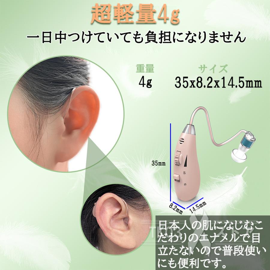集音器 耳掛け式 2個セット USB充電式 小型 左右両用 集音機 集音器 耳掛け式 2個セット USB充電式 小型 左右両用 集音機