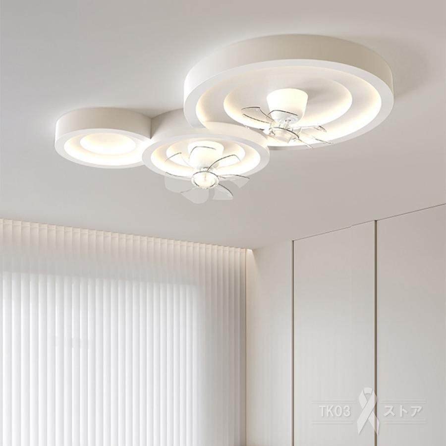 シーリングファンライト LED 12畳 薄型 軽量 leddcモーター 静音