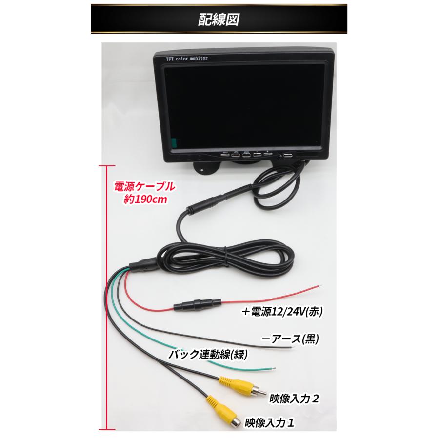 オンダッシュモニター 7インチ ヘッドレスト用枠付き24V オンダッシュモニター 7インチ ヘッドレスト用枠付き24V