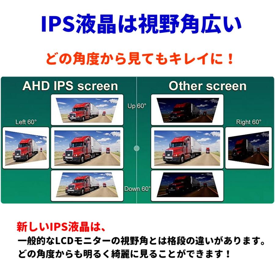 バックカメラ ７インチモニター セット ケーブル延長可能 1本配線 かんたん配線 白色LED 暗視カメラ 12V/24V対応 ガイドライン有/無 鏡像 防水 日本語説明書 |  | 02