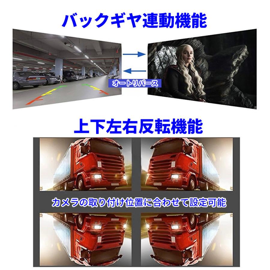 AHD IPS液晶 オンダッシュモニター 9インチ リアモニター フロント