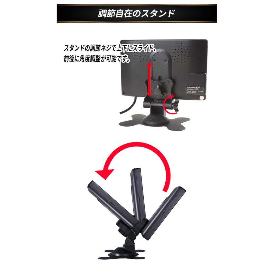 バックカメラ モニターセット カメラ CCDカラーセンサー 24V対応