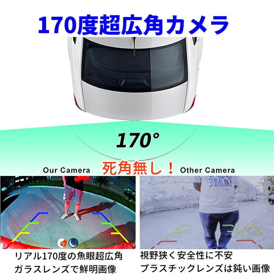 AHD バックモニター サイドカメラ フロントカメラ モニターセット 4.3インチ 液晶モニター ケーブル一本 配線 シガー給電 簡単 駐車支援 12V/24V対応 1年保証書 |  | 04