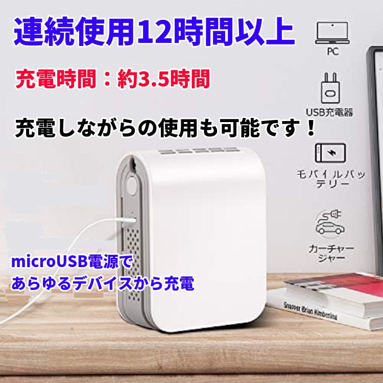 ベルトファン 携帯扇風機 腰ベルト 扇風機 連続12時間 USB 充電式  ポータブルファン 大容量3600mah 屋外作業 熱中症（ホワイト） |  | 04