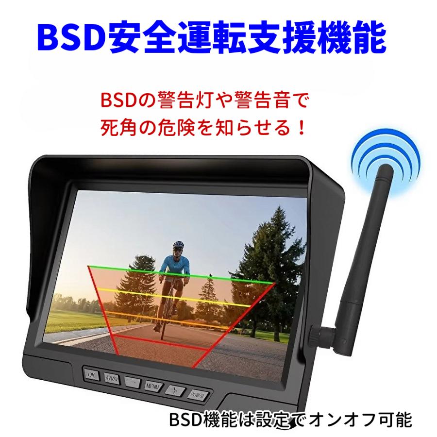 ワイヤレス ソーラー充電式 バックカメラ 増設 追加用 配線工事不要 1分取付 バックカメラ 強力磁石搭載 デジタル信号 DC9v~36v対応 録画機能付 1年間販売店保証 |  | 07