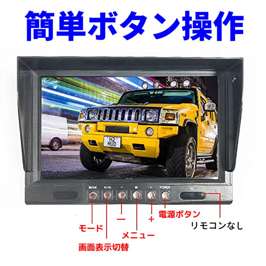 オンダッシュ IPS液晶モニター9インチ 録画機能付 4画面分割 4カメラ