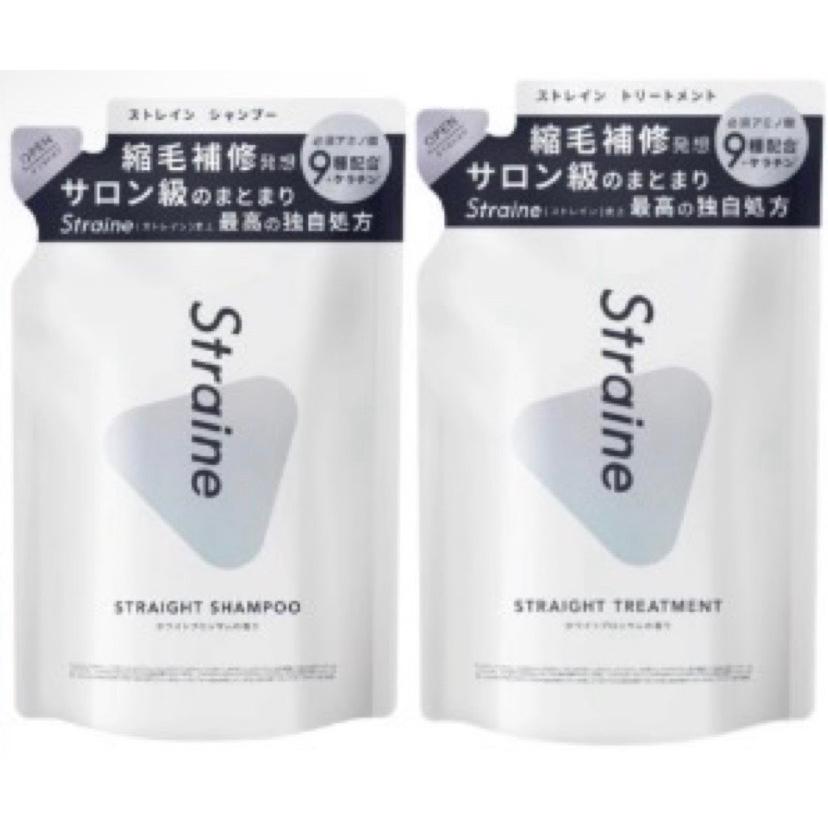 Straine ストレイン シャンプー トリートメント セット 詰め替え用 ホワイトブロッサムの香り | 